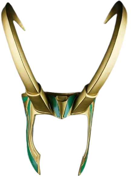 Loki's Horned Helmet (Front View) Blank Meme Template