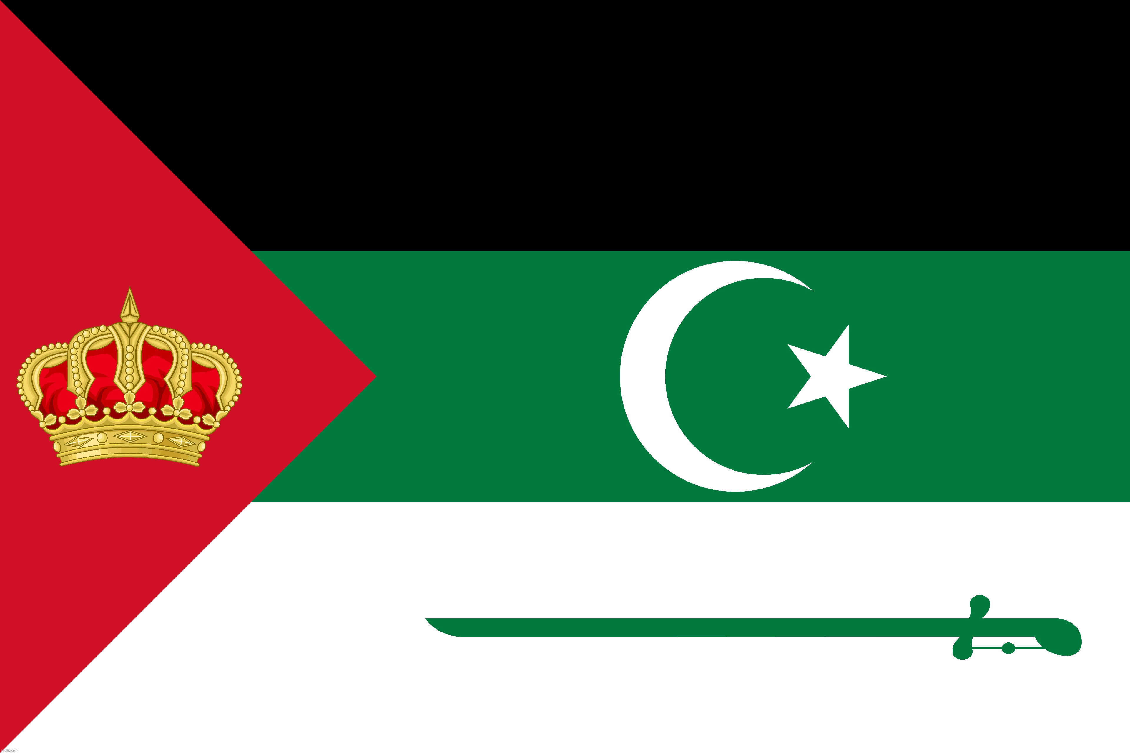 united arab monarchy flag (requested by arabmogus) | made w/ Imgflip meme maker