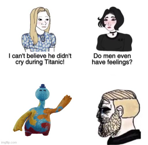 those who know | image tagged in chad crying,poppy playtime | made w/ Imgflip meme maker