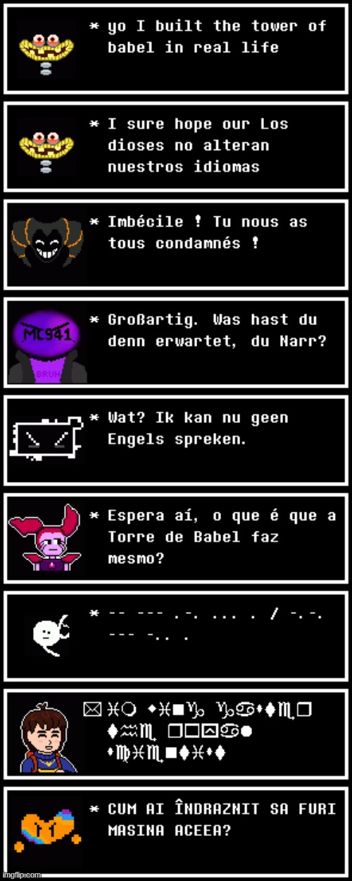 shit, god scrambled the языки заново | made w/ Imgflip meme maker