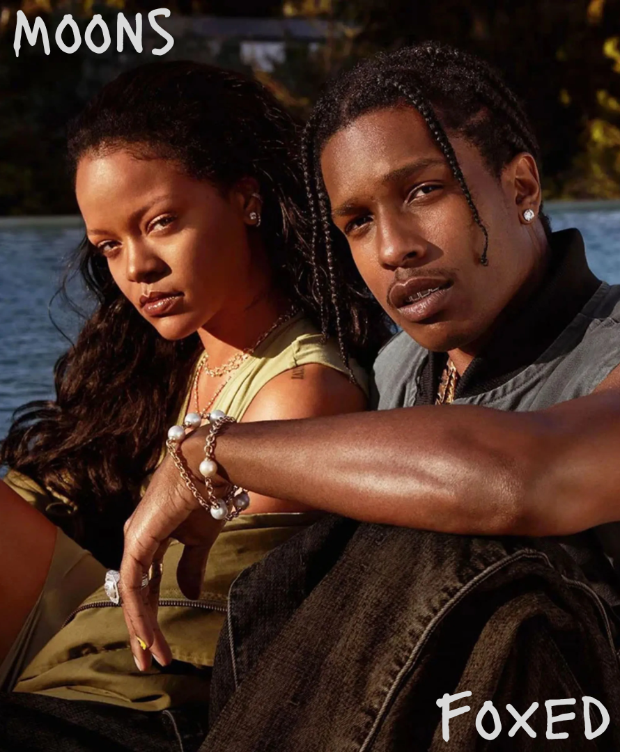 moons n foxed - asap and rihanna Blank Meme Template