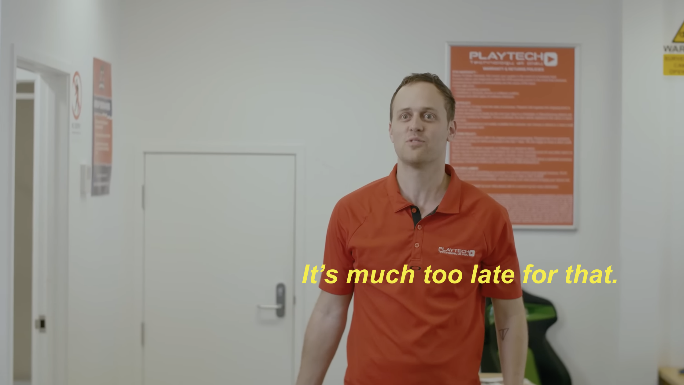 It's much too late for that Blank Meme Template