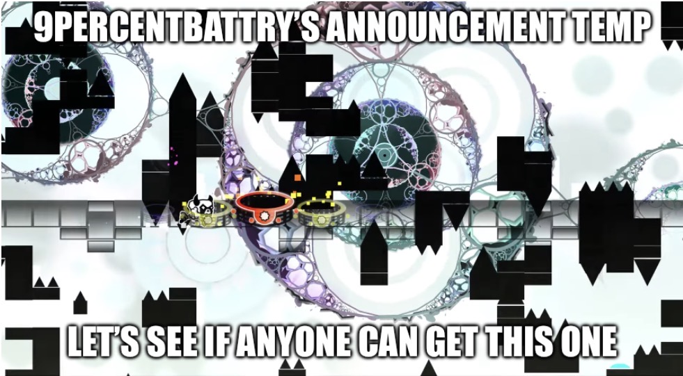 High Quality 9percentbattry’sgdannouncementtemp Blank Meme Template