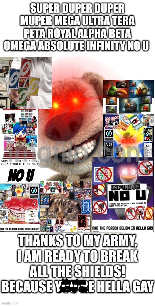 Almighty No U Card | Me when jeffrey alts | image tagged in almighty no u card | made w/ Imgflip meme maker