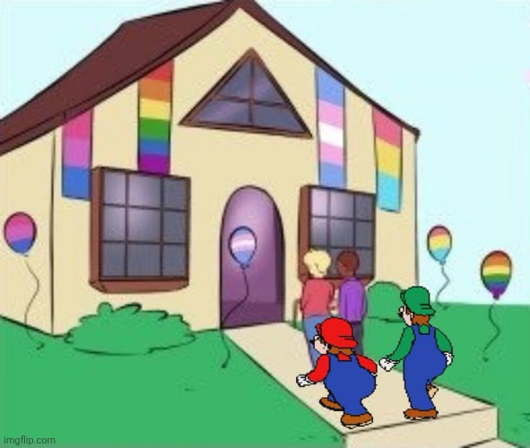 nice of the princess to invite to the castle for a picnic, gay Luigi? | made w/ Imgflip meme maker
