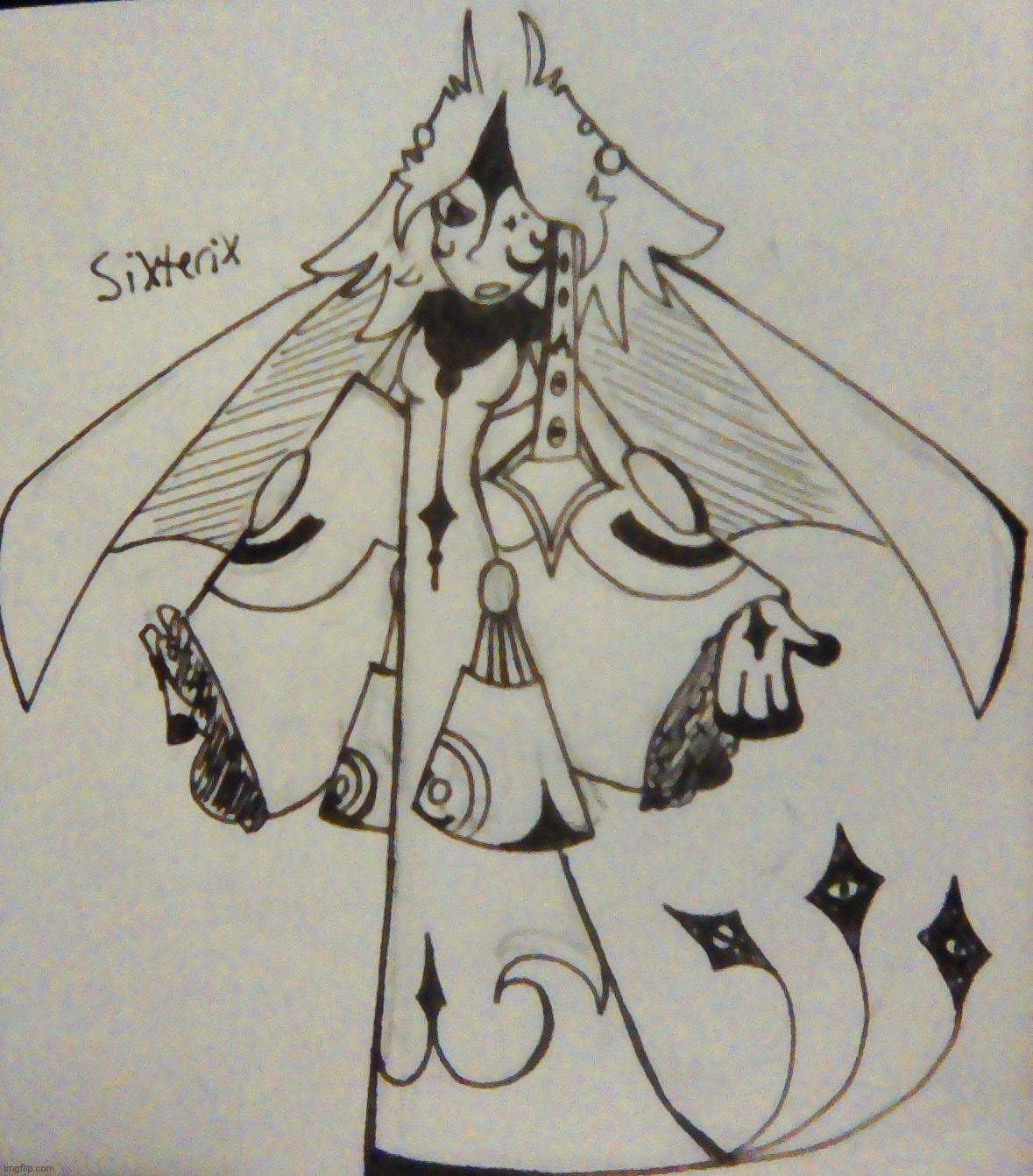 This exact oc of mine has been redesigned so many times holy shit | made w/ Imgflip meme maker