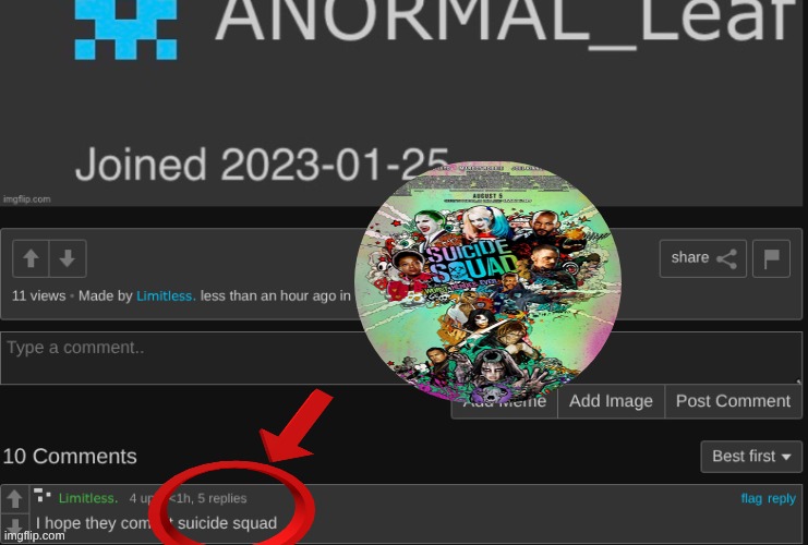 i don't even watch suicide squad but i felt like i had to reference it | made w/ Imgflip meme maker