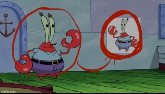 Mr Krabs default pose | image tagged in mr krabs default pose | made w/ Imgflip meme maker