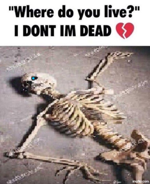sans | image tagged in i'm not alive | made w/ Imgflip meme maker