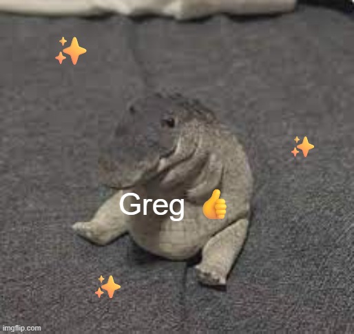 I feel bttr | ✨; ✨; Greg 👍; ✨ | image tagged in greg | made w/ Imgflip meme maker