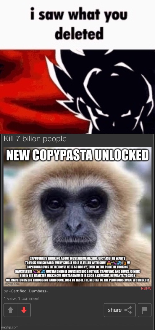 image tagged in i saw what you deleted,msmg | made w/ Imgflip meme maker