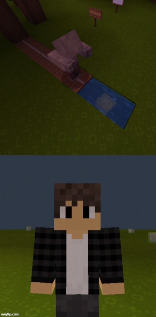 Minecraft Fighting Each Other | image tagged in minecraft fighting each other | made w/ Imgflip meme maker
