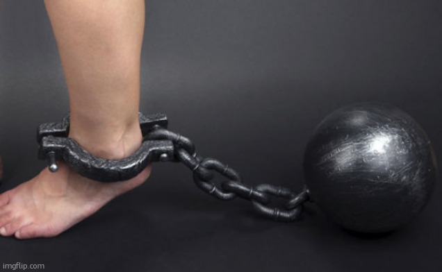 NEW EMERGENCY PROTOCOLS (if this doesnt get fixed) | image tagged in ball and chain on leg | made w/ Imgflip meme maker