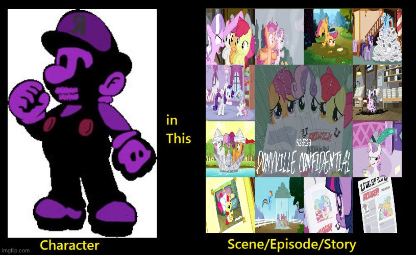 What if Famished Rodney was in Ponyville Confidential? | image tagged in what if this character was in episode/scene meme | made w/ Imgflip meme maker