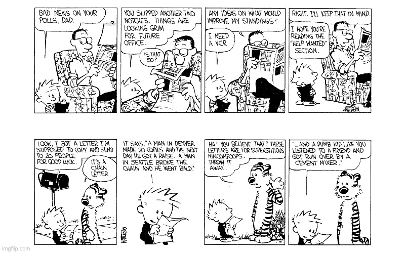 image tagged in calvin and hobbes,comics | made w/ Imgflip meme maker