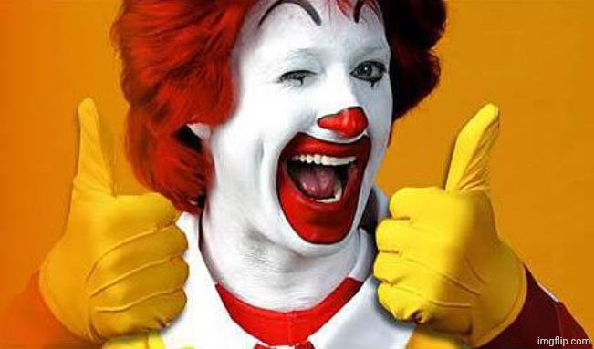 ronald McDonald | image tagged in ronald mcdonald | made w/ Imgflip meme maker