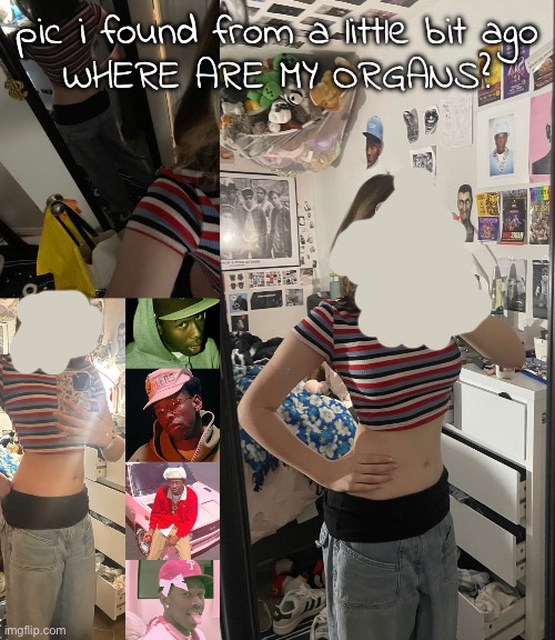 pic i found from a little bit ago
WHERE ARE MY ORGANS? | made w/ Imgflip meme maker
