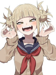 High Quality Himiko Toga Blank Meme Template