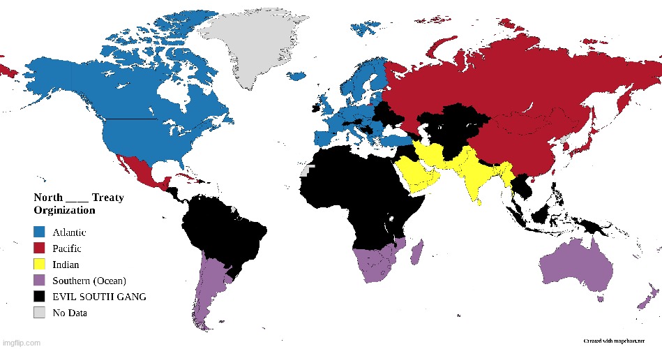 North _____ Treaty Orginization | made w/ Imgflip meme maker