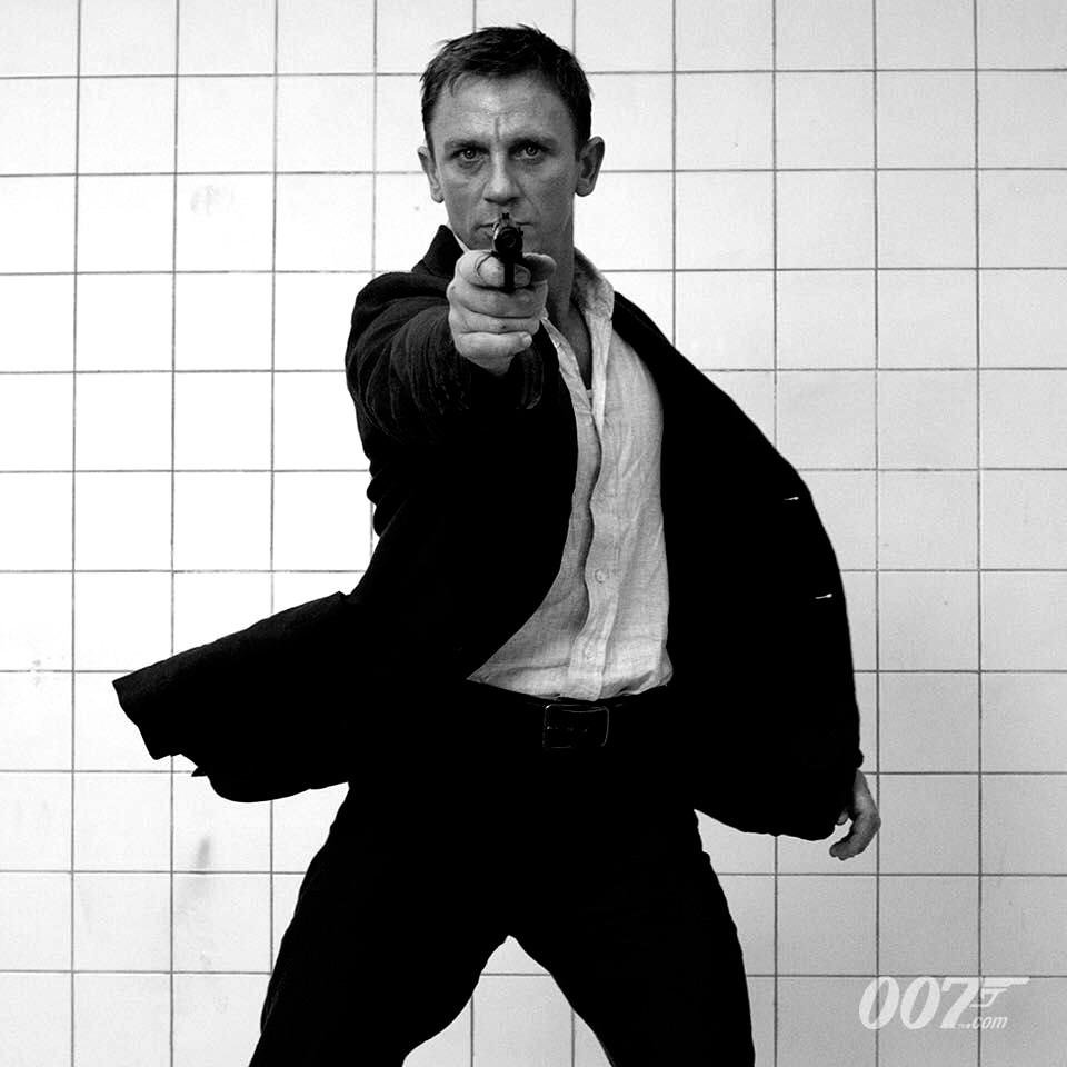 James Bond Gun Blank Meme Template