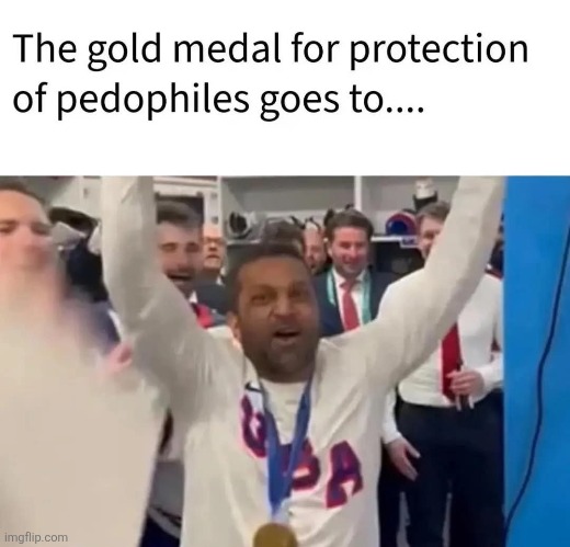 Another medalist | image tagged in trump,donald trump,fbi,jeffrey epstein,epstein,maga | made w/ Imgflip meme maker