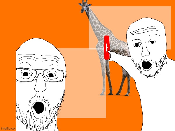 a drunk giraffe Blank Meme Template