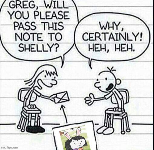 Why I send this note to pearl | image tagged in diary of a wimpy kid | made w/ Imgflip meme maker