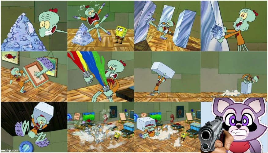 I do not like this | image tagged in who's laughs at squidward's breakdown | made w/ Imgflip meme maker