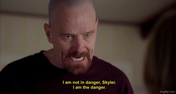 i am not in danger skyler i am the danger | image tagged in i am not in danger skyler i am the danger | made w/ Imgflip meme maker
