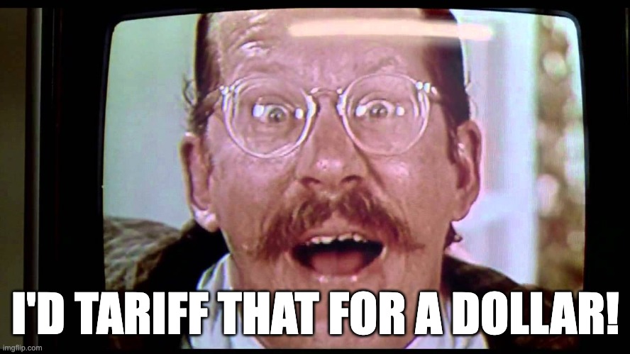 I'd buy THAT for a dollar! | I'D TARIFF THAT FOR A DOLLAR! | image tagged in i'd buy that for a dollar | made w/ Imgflip meme maker
