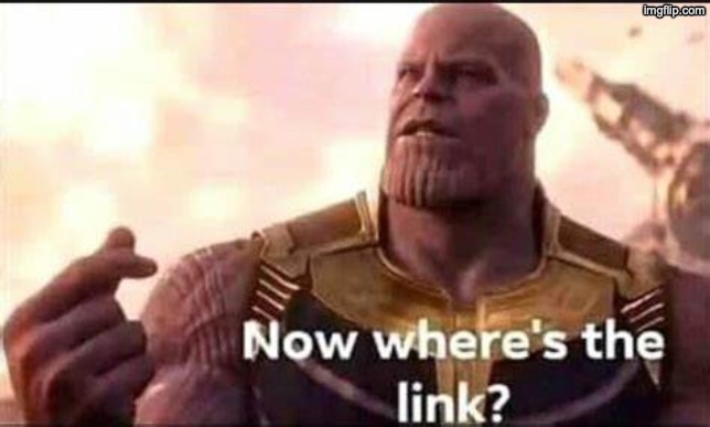 Now where's the link | image tagged in now where's the link | made w/ Imgflip meme maker