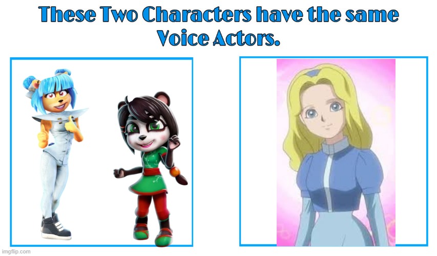 Stephine Sheh | image tagged in same voice actor,stephine sheh,sonic the hedgehog,sega,crash bandicoot | made w/ Imgflip meme maker