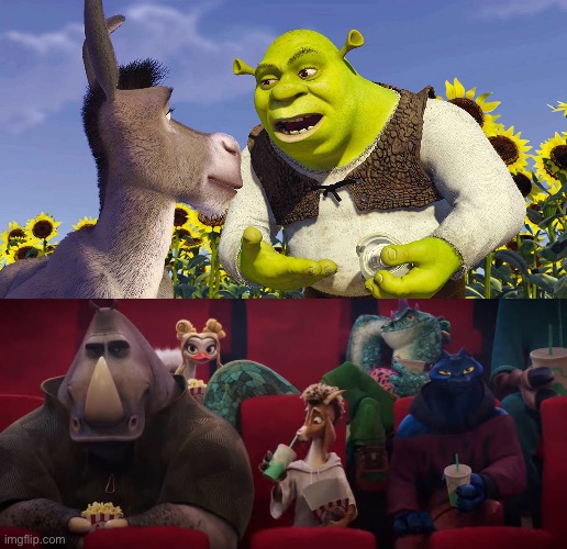 Will and The Vineland Thorns watching Shrek (2001) | image tagged in shrek,dreamworks,memes,goat movie,shrek is love,shrek is life | made w/ Imgflip meme maker
