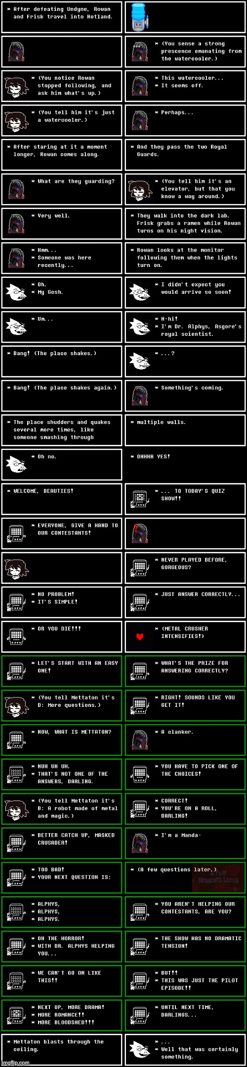 Episode 11: WELCOME TO TODAY'S GAME SHOW!!! | image tagged in star wars,tales of the underground,rowan malachi | made w/ Imgflip meme maker