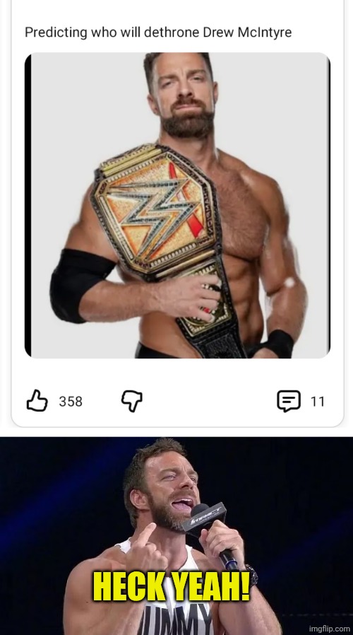 HECK YEAH! | image tagged in eli drake | made w/ Imgflip meme maker