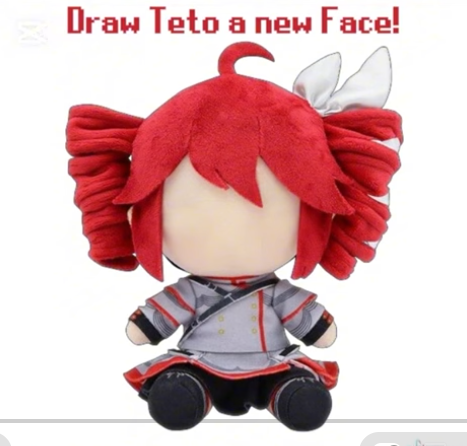 Draw Teto a new face! Blank Meme Template