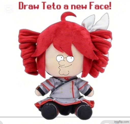 Giving Teto a new face because why not | image tagged in draw teto a new face,teto,family guy,hatsune miku,msmg,face | made w/ Imgflip meme maker