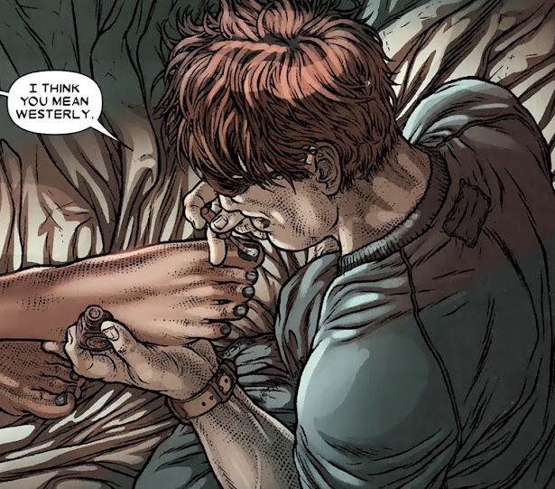 Scott painting Emma’s toenails Blank Meme Template