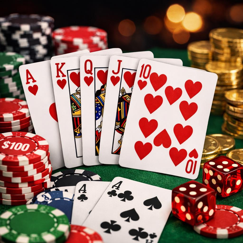 Royal Flush Blank Meme Template