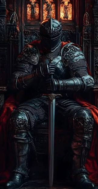 Knight on throne Blank Meme Template