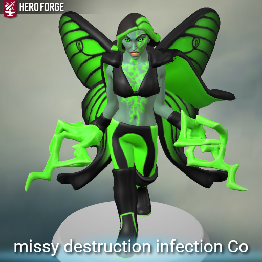 full microbuged missy destruction Blank Meme Template