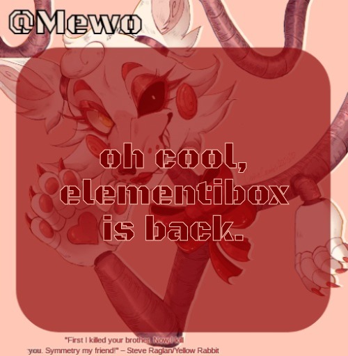 Mangle | oh cool, elementibox is back. | image tagged in mangle | made w/ Imgflip meme maker