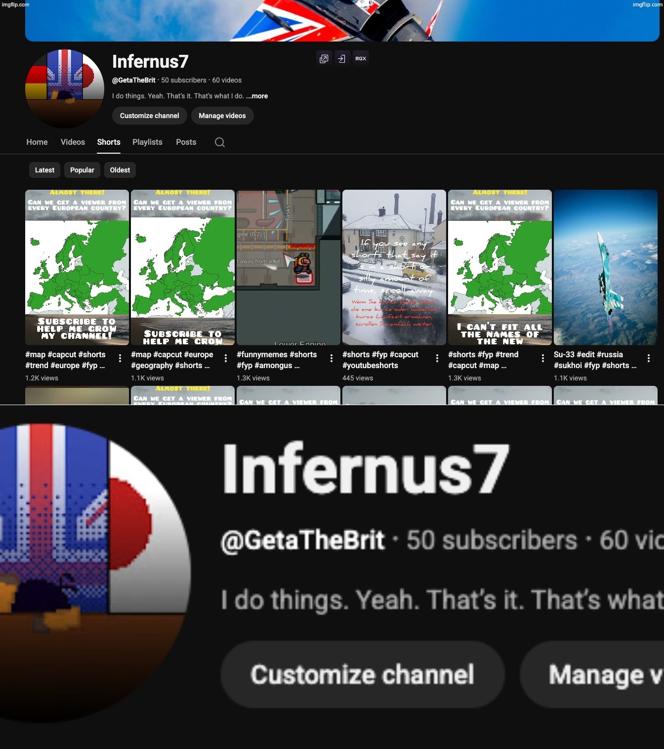 rate the channel guys (repost) | made w/ Imgflip meme maker