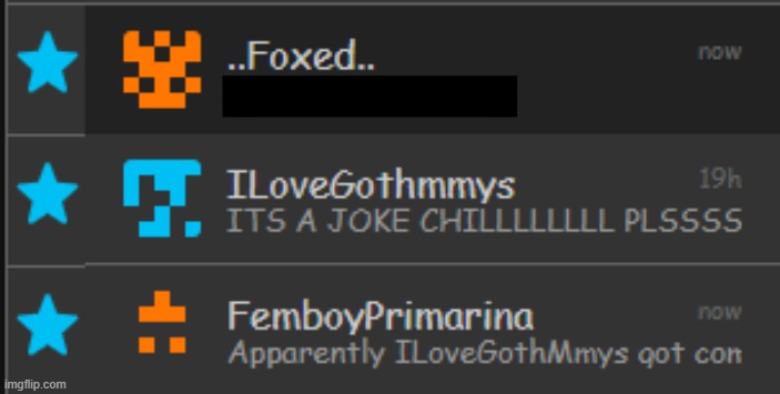 w stared memechats? | made w/ Imgflip meme maker