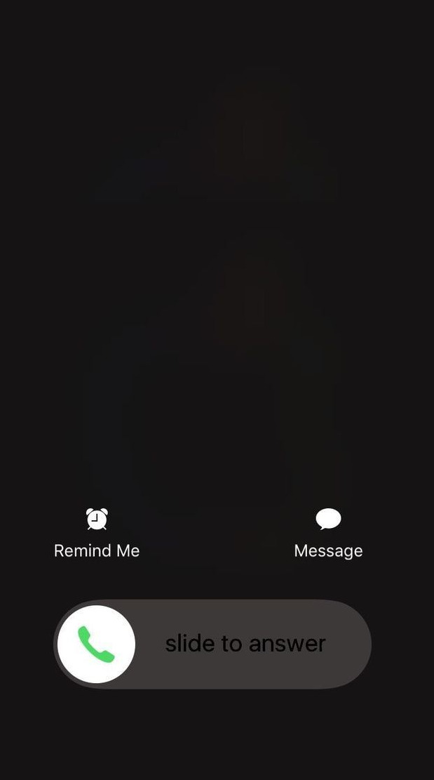 incoming call Blank Meme Template
