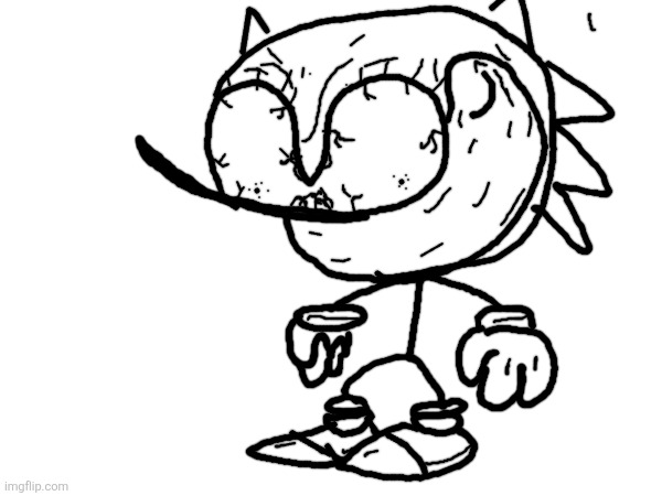 Alfпуσidул The Hideous | image tagged in sonic | made w/ Imgflip meme maker