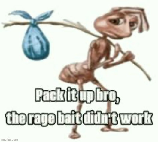 pack it up bro | image tagged in pack it up bro | made w/ Imgflip meme maker
