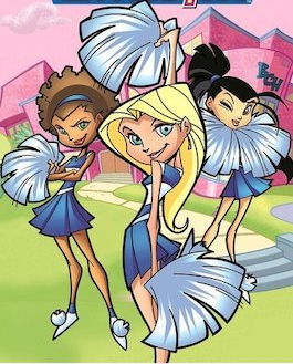 The Three Cheerleaders Blank Meme Template