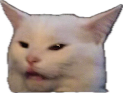 Dinner cat Blank Meme Template