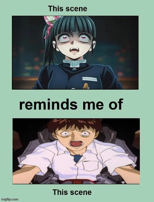 Two Screams Blank Meme Template